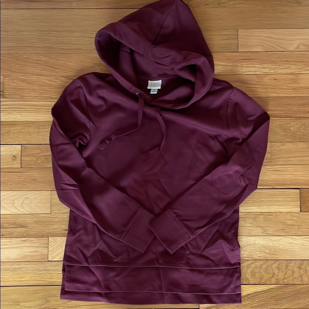 Women's Burgundy Hoodie Sweater